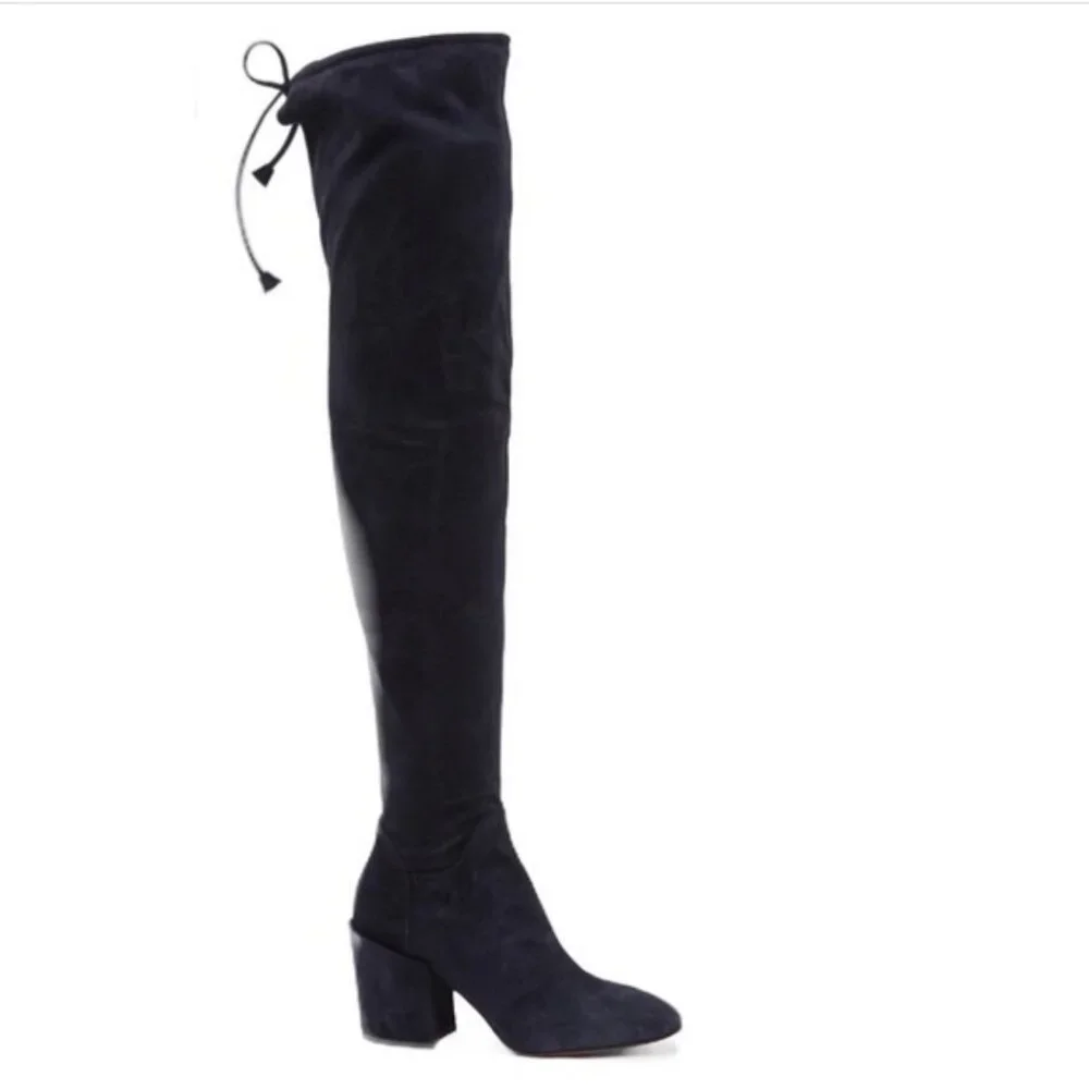 NWOB Aquatalia Florencia Over the Knee Suede Boots